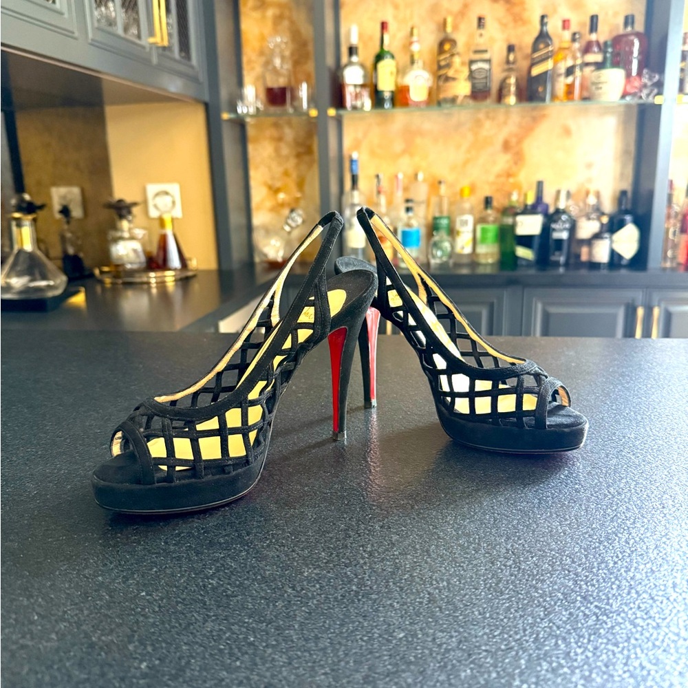 Christian Louboutin Nuit D’Ete Sling Back Pumps